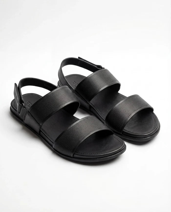 CGSC 26 BLK Double Strap Sandals