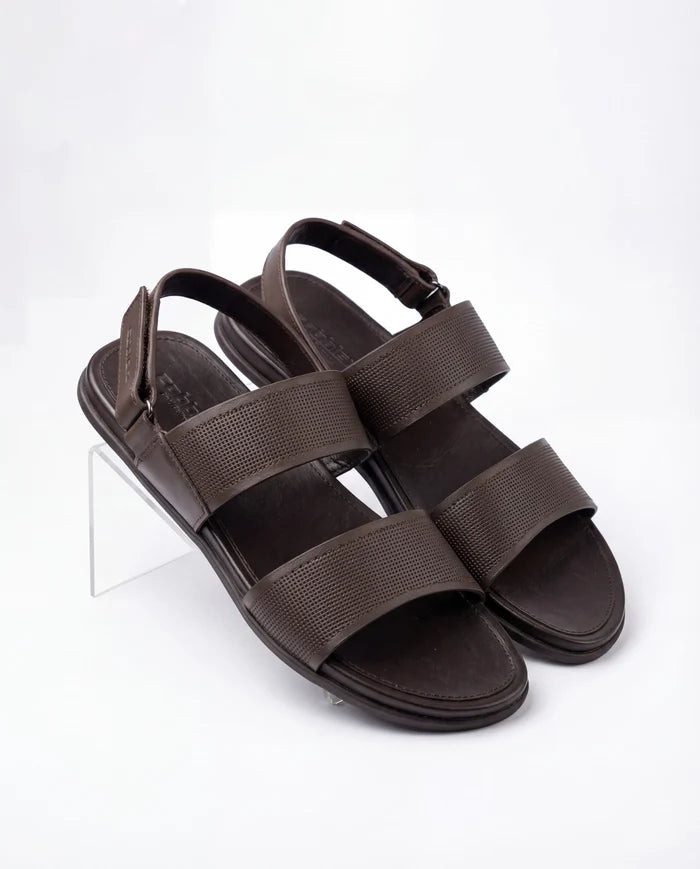 CGSC 26 BRWN Double Strap Sandals