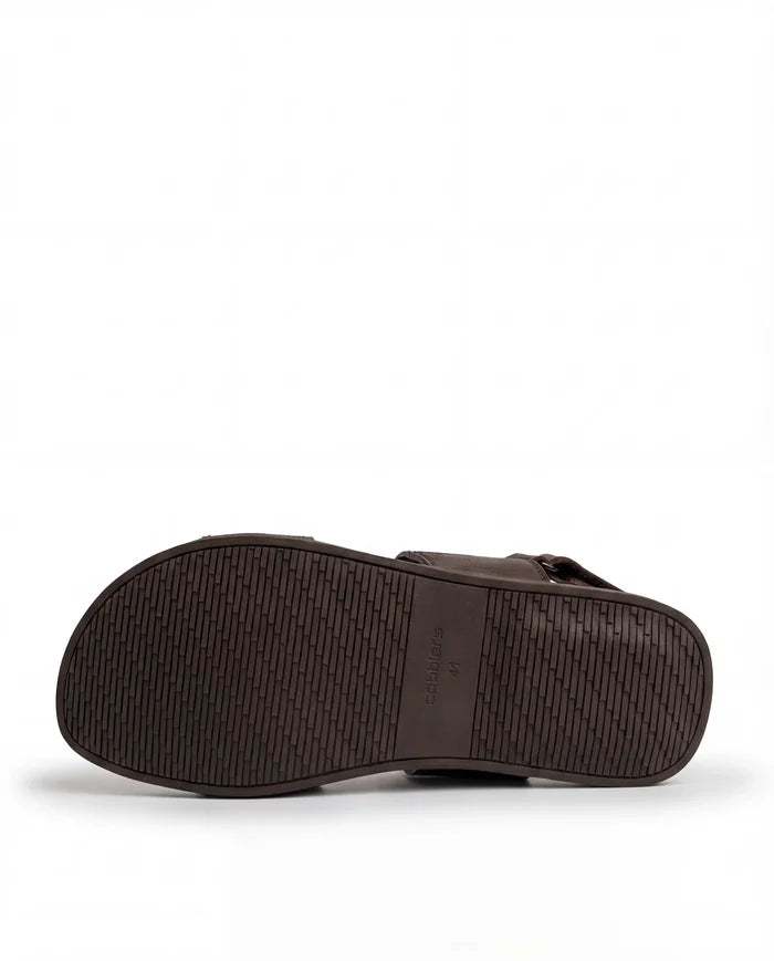CGSC 26 BRWN Double Strap Sandals