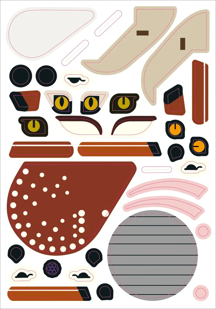 Charley Harper's Sticky Critters, Volume 2: Animals in National Parks