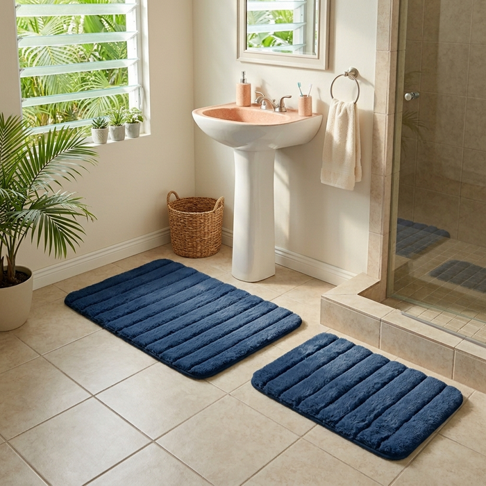 Charlotte Faux Fur Rug Set | 2 pieces