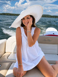 Charlotte White Cotton Nightgown