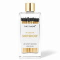 Chez Gagné - In Case of Shitshow - Safety Matches, Black, Funny Gift