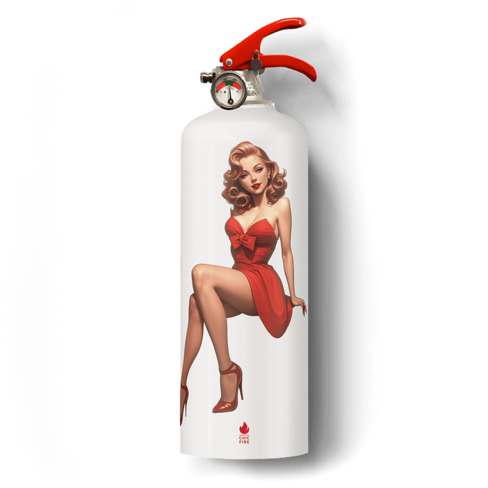 CHIC FIRE - Pin-Up Rouge Fire Extinguisher