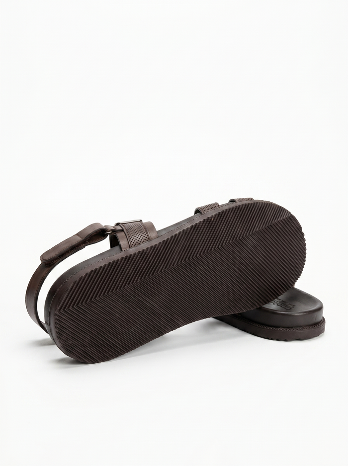 Coffee T-6-P Sandals