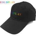 Coldplay Unisex Baseball Cap - Rainbow Logo Rock Off