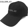 Coldplay Unisex Baseball Cap - White Logo Rock Off