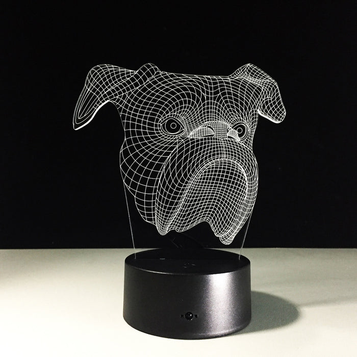 Color Changing Boxer Lamp