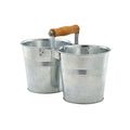 Combi Serving Bucket Galvanised Steel 12cm 23.3 x 11.6 x 11.5cm 80cl / 28oz (Box Of 12)