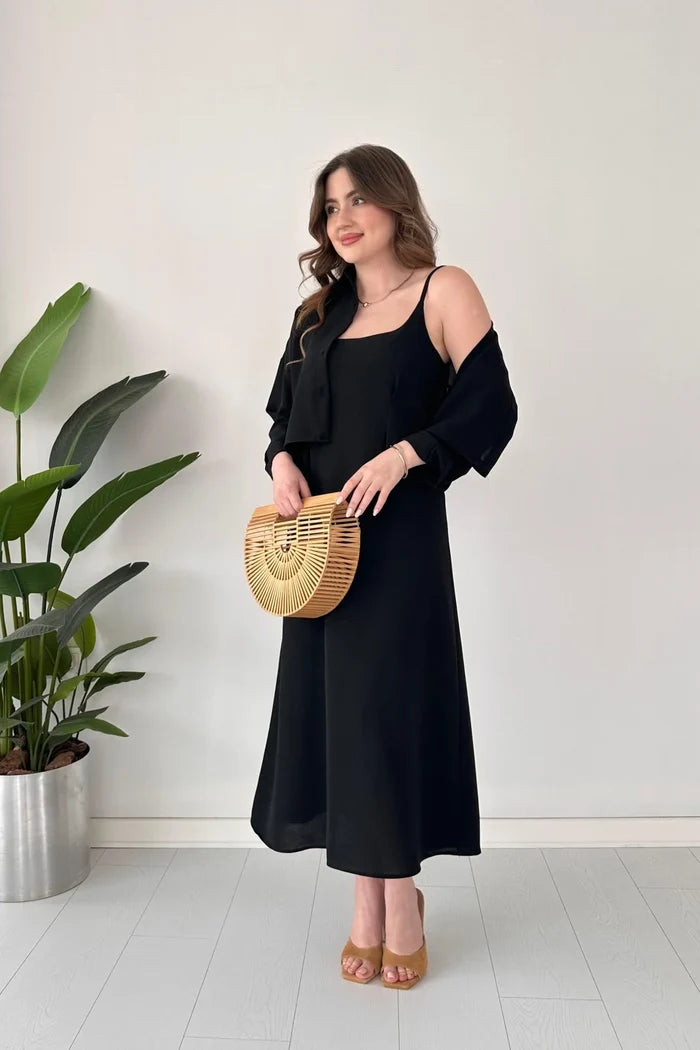 Comfort Korean Style Long Koti Maxi 2 Piece