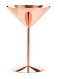 Copper Martini Glass 24cl / 8.5oz