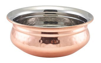 Copper Plated Handi Bowl 12.5 X 5.5cm 40cl / 14oz (Box Of 12)