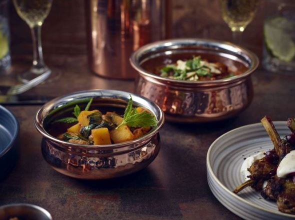 Copper Plated Handi Bowl 14.5 X 6.5cm 66cl / 23.25oz (Box Of 12)