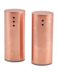 Copper Plated Straight Sided Salt & Pepper Set 7.5Cm (Box Of 12)