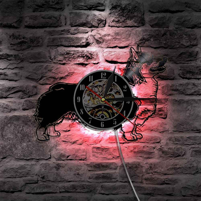 Corgi Wall clock