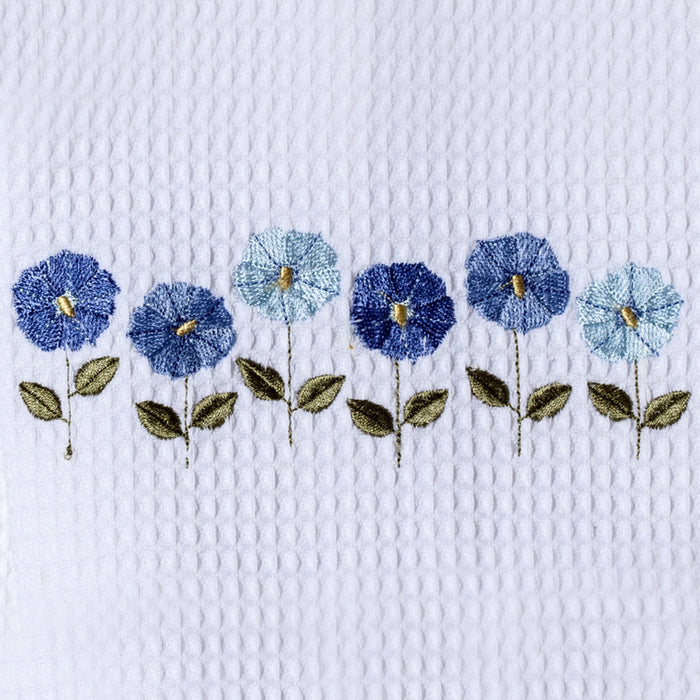 Row of Flowers (Blue)