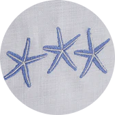 Three Starfish (Blue)