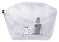 Cosmetic Bag (Large), Girl & Dog
