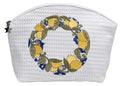 Cosmetic Bag (Large), Lemon Wreath (Yellow)