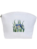 Cosmetic Bag (Large), Turtle in Reeds
