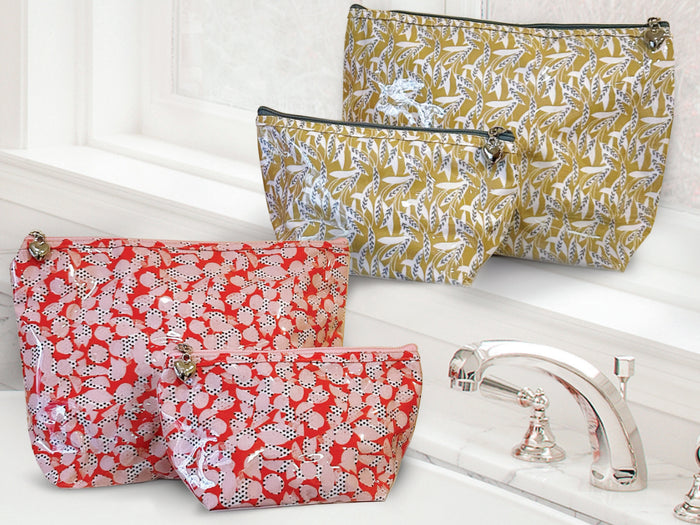 Cosmetic Bag (Medium), Leaf Dance