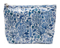 Cosmetic Bag (Medium), Seashells (Blue)