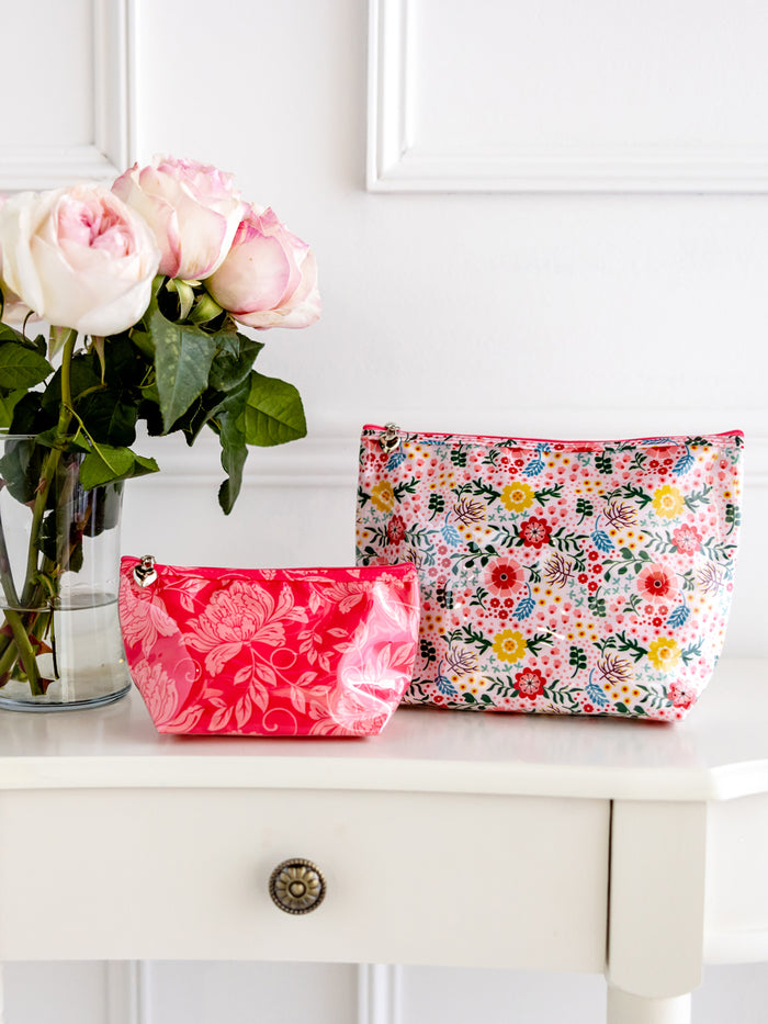 Cosmetic Bag (Medium), Vinyl Covered, Waterproof PVC