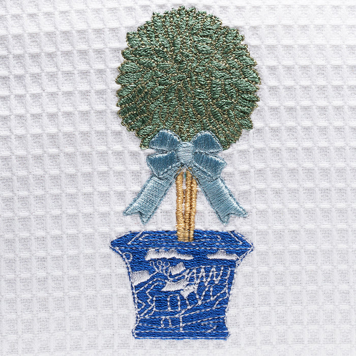 Cosmetic Bag (Small), Boxwood Topiary