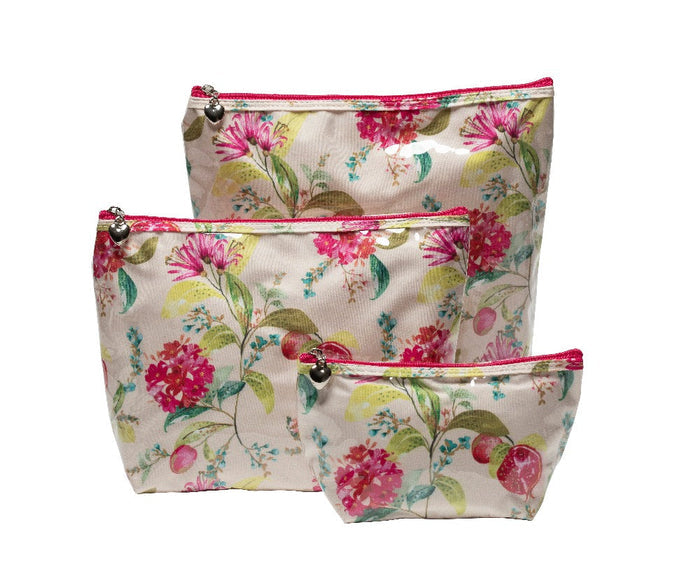 Cosmetic Bag (Small), Pomegranate