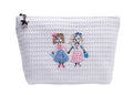 Cosmetic Bag (Small), Waffle Weave, Besties