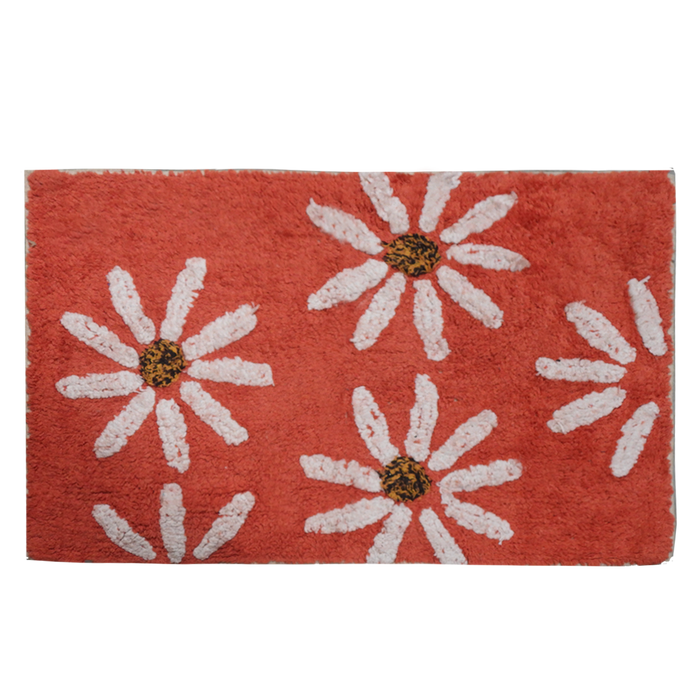 Cotton Floor Mat (Flowers)