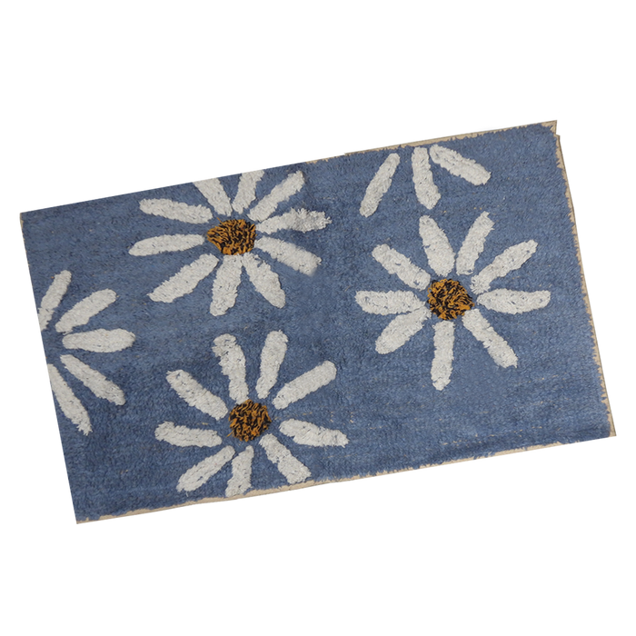 Cotton Floor Mat (Flowers)