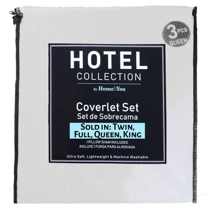 Coverlet Set: Hotel Collection