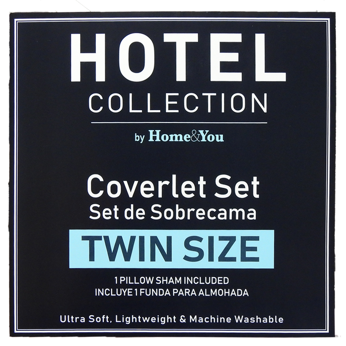 Coverlet Set: Hotel Collection