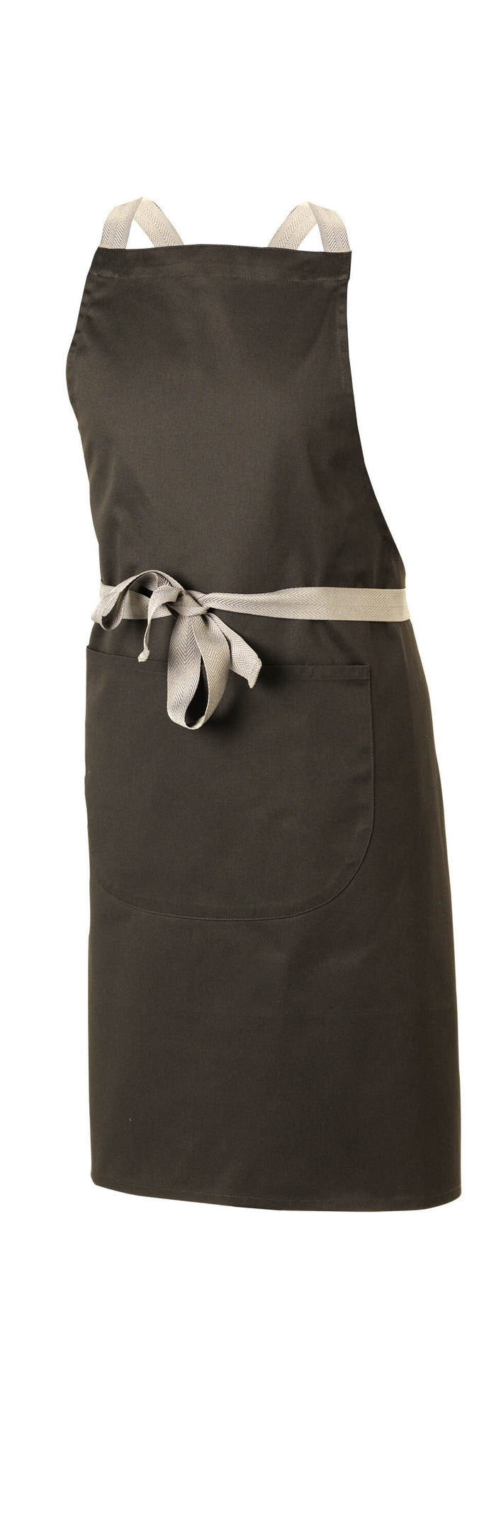 Cross Over Back Bib Apron Poly/Cotton Dp130
