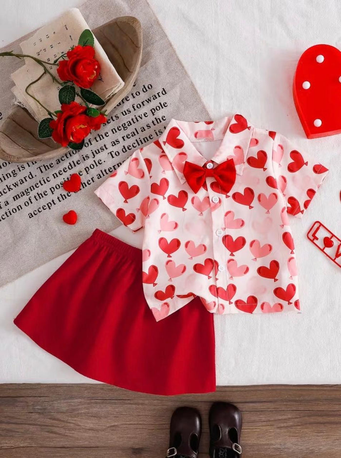 Cupid Hearts Girls Outfit