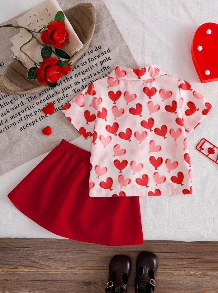 Cupid Hearts Girls Outfit