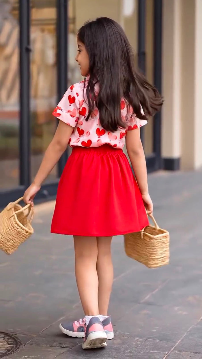 Cupid Hearts Girls Outfit