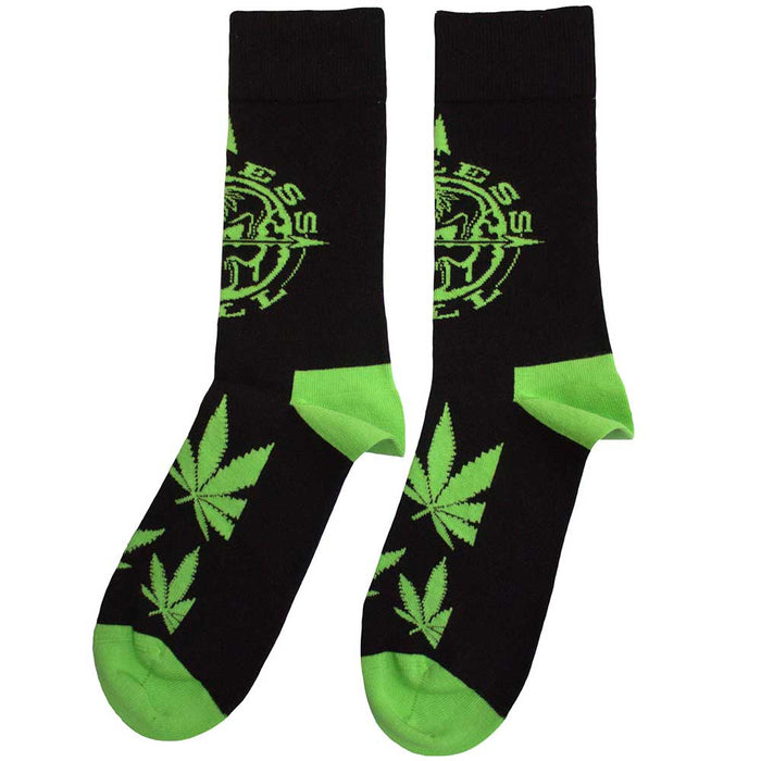 Cypress Hill Unisex Ankle Socks - Logo & Leaves Rock Off