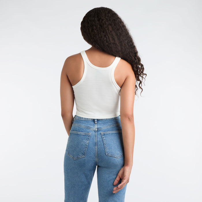 David Bowie Baby Crop Top, Ladies Amplified