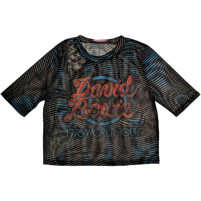 David Bowie Crop Top - 1979 World Tour Rock Off