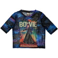 David Bowie Crop Top - Moonage 11 Fade Rock Off