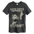 David Bowie T Shirt - Heroes 1978 Amplified