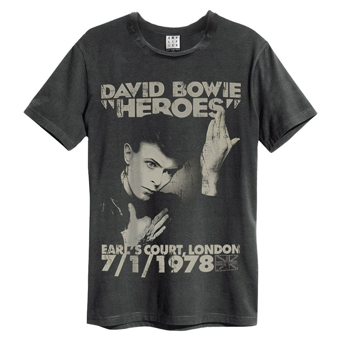 David Bowie T Shirt - Heroes 1978 Amplified