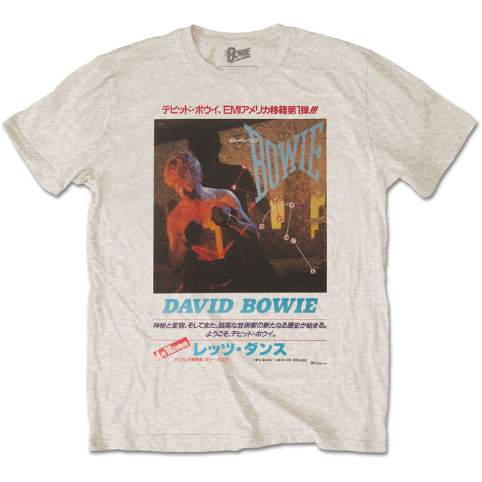 David Bowie T Shirt - Japanese Text Rock Off
