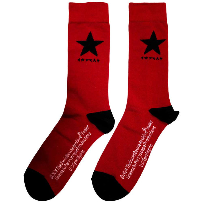 David Bowie Unisex Socks - Black Star Rock Off
