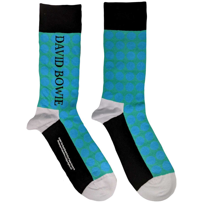David Bowie Unisex Socks - Circles Pattern (UK SIZE 7 - 11) Rock Off