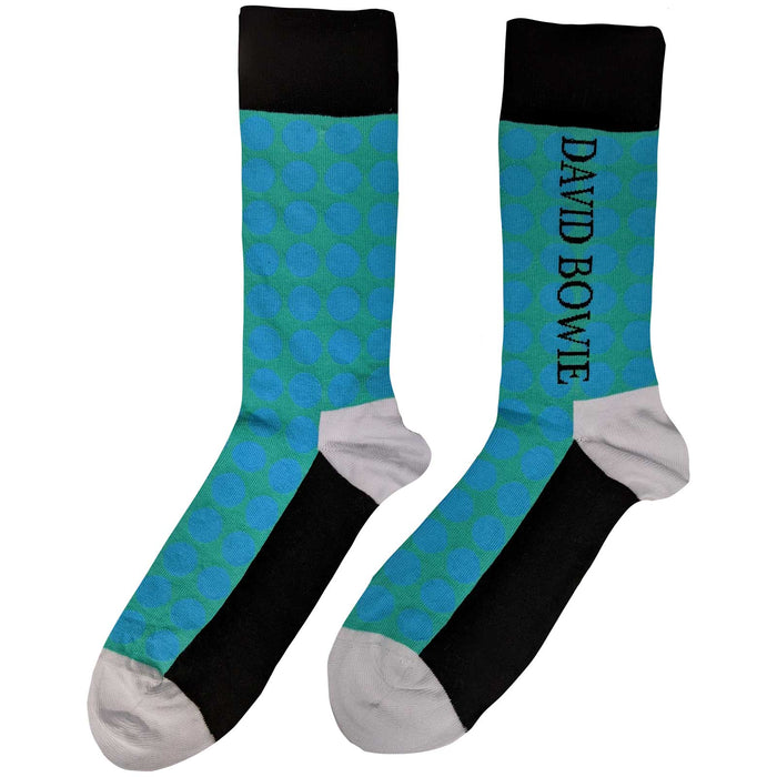 David Bowie Unisex Socks - Circles Pattern (UK SIZE 7 - 11) Rock Off