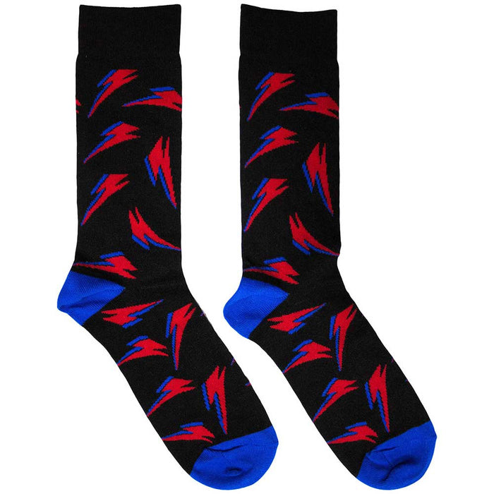 David Bowie Unisex Socks - Flash Pattern Rock Off