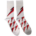 David Bowie Unisex Socks - Flash (UK SIZE 7 - 11) Rock Off
